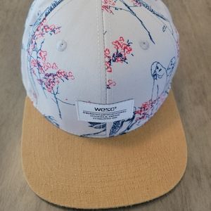 Wesc Botanical bird hat ballcap baseball hat New without tags hang tag attached